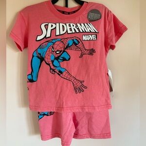 VIRAL* Marvel Spider-Man Shorts and Top Set